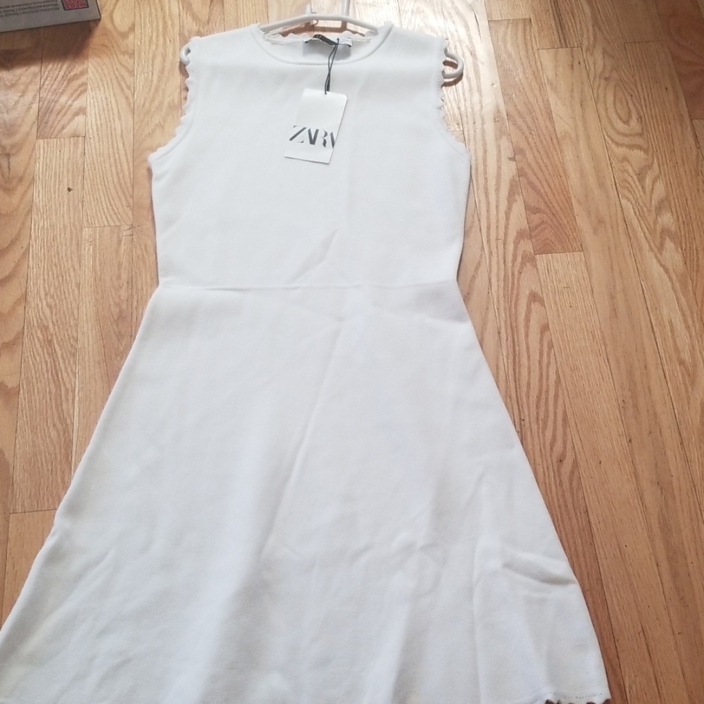 White Zara dress